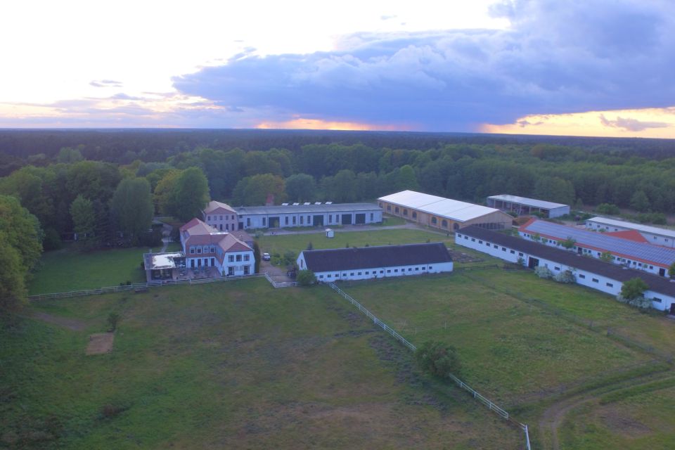 Luftbild Gut Sarnow, Foto: Carl Scheller